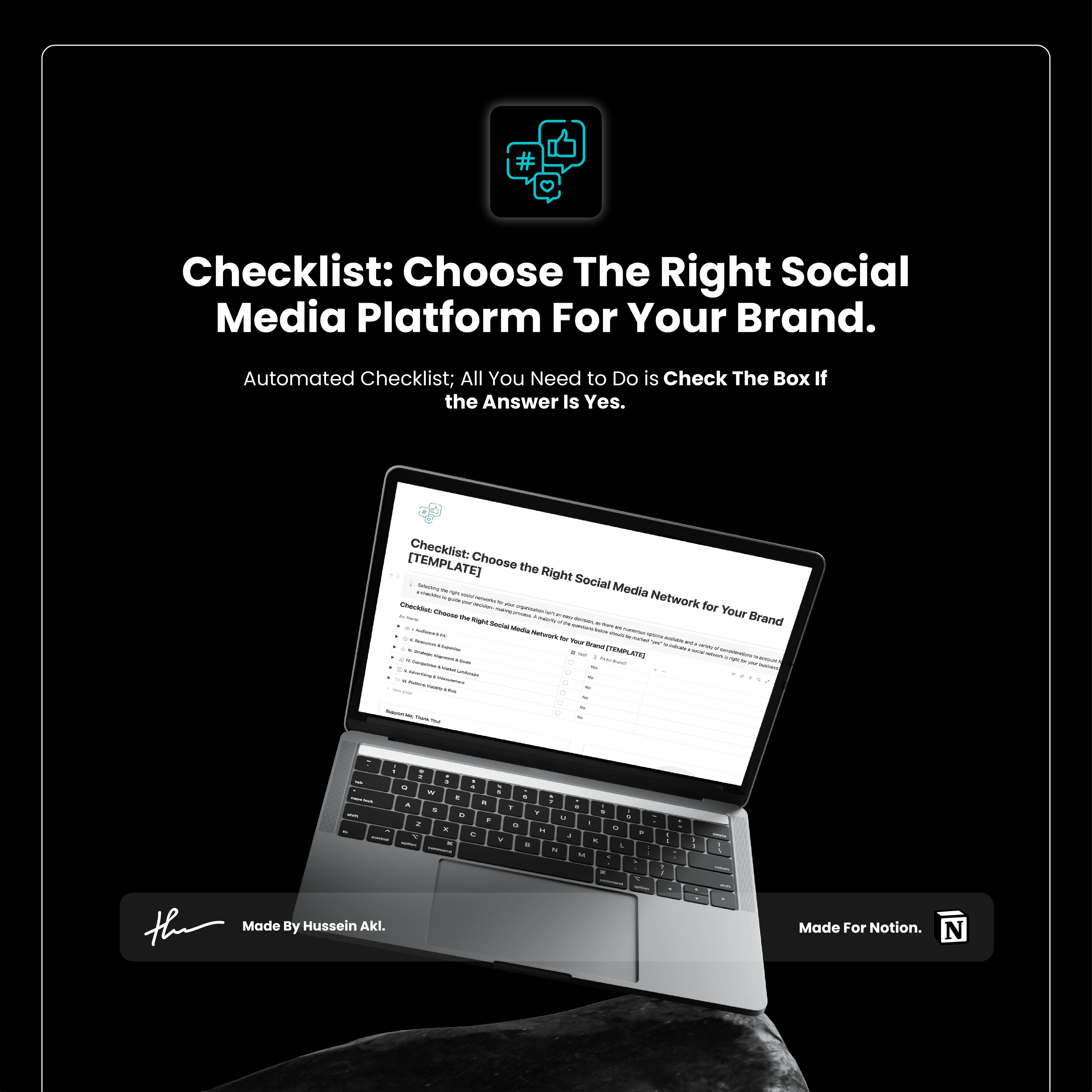 Checklist: Choose the Right Social Media Network card image