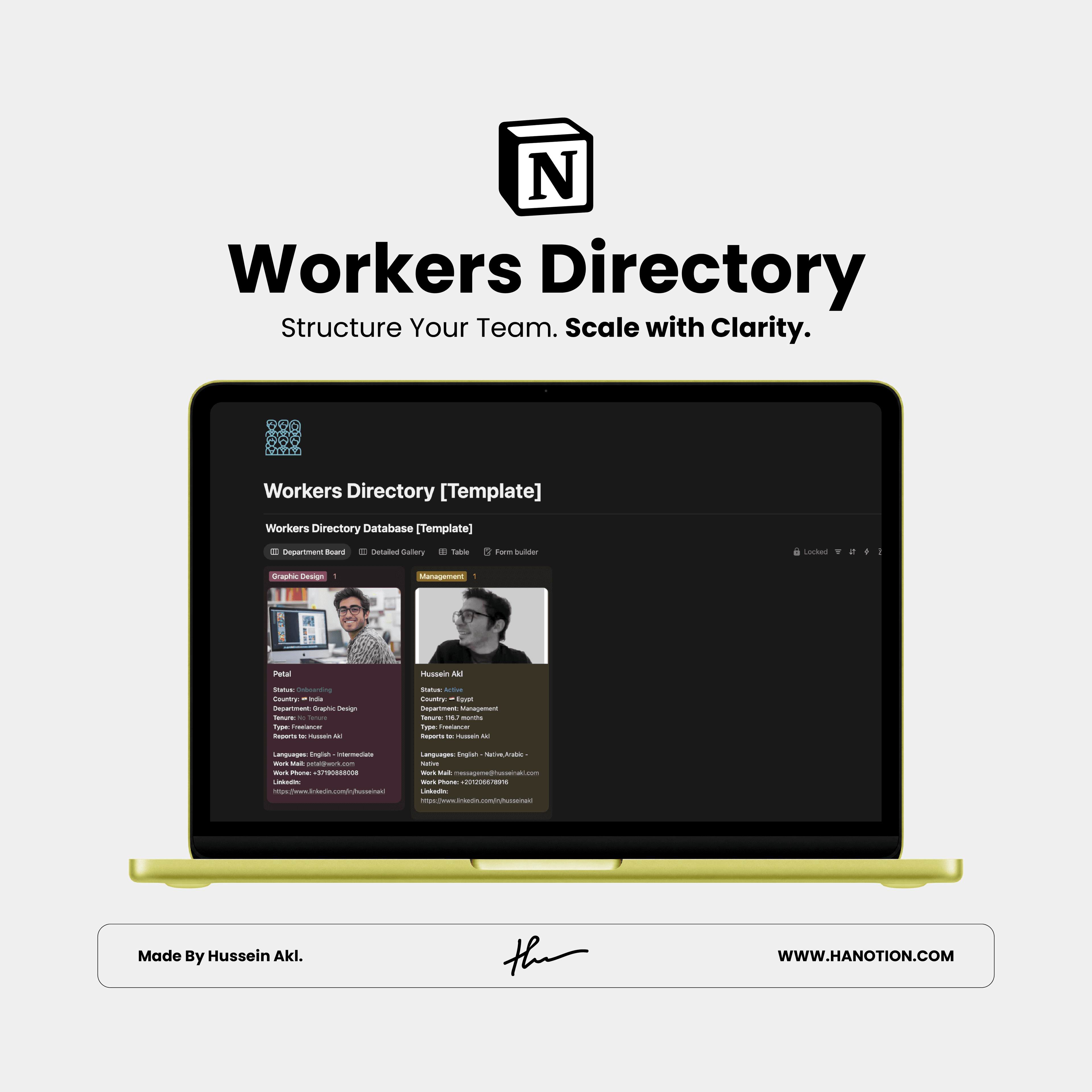 Workers Directory Template card image