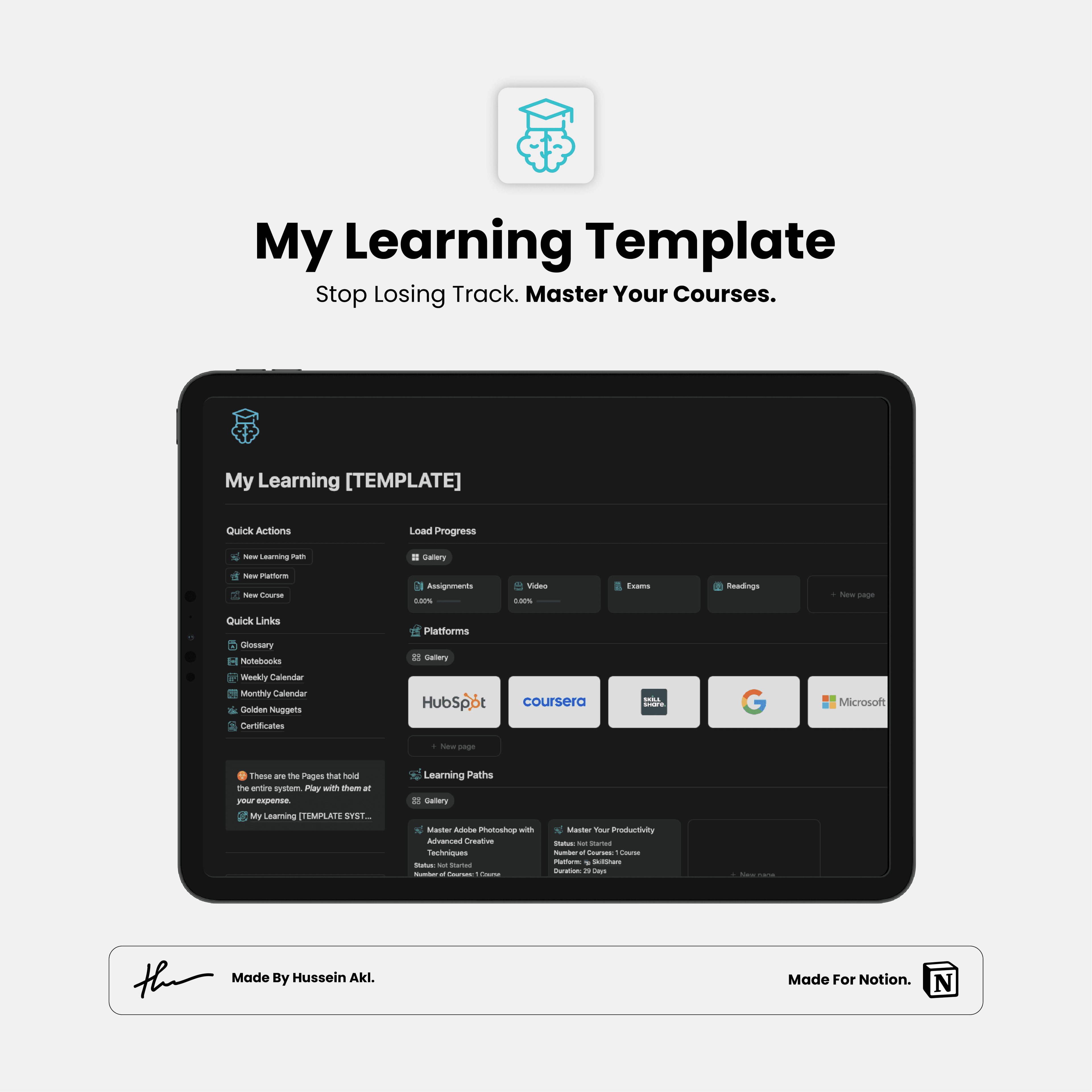 Learning Template card image
